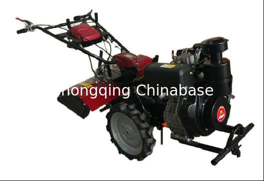 ディーゼル186F小型耕うん機のカルチィベーター6.3KW 270mmの農業の多目的小型力の除草機