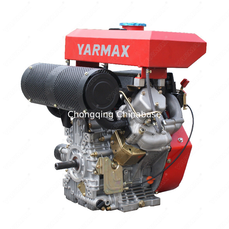2V88 19HP 空冷 KAMA ディーゼル エンジン 14kW 2 シリンダー V ツイン 4 ストローク低騒音