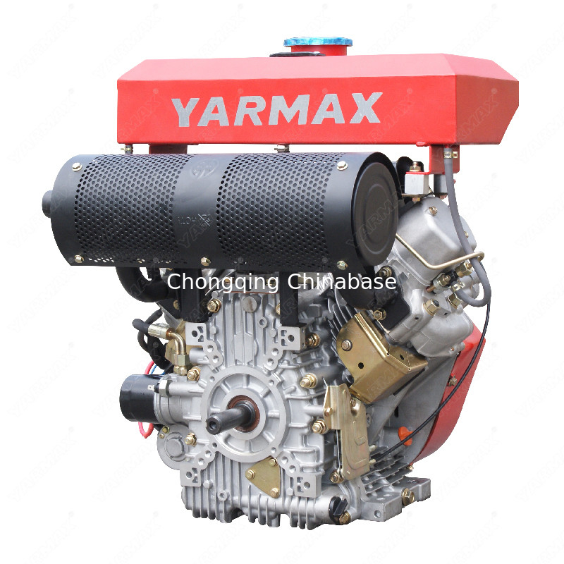 2V88 19HP 空冷 KAMA ディーゼル エンジン 14kW 2 シリンダー V ツイン 4 ストローク低騒音