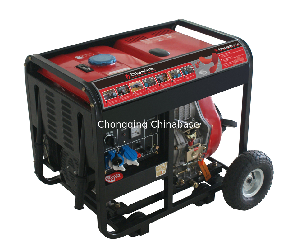 YM9700E 532mL 小型ディーゼル発電機 7.0KW 6.5KW ディーゼル駆動ポータブル発電機