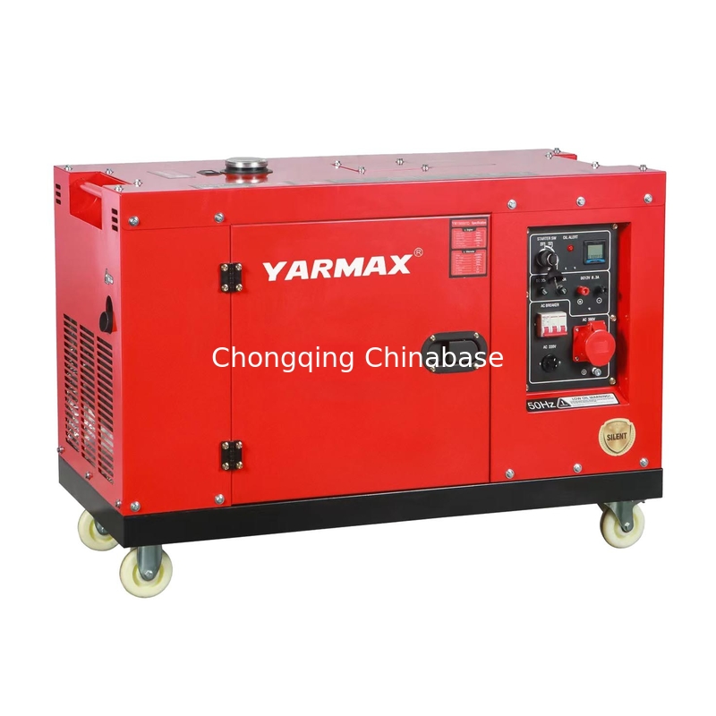 ターミナル 220V 22.7A 5.0KW 5.5KW 携帯用ディーゼル発電機 YM7700T サイレント発電機