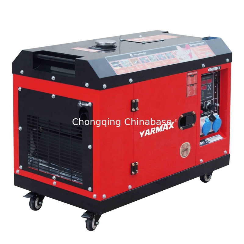 ターミナル 220V 22.7A 5.0KW 5.5KW 携帯用ディーゼル発電機 YM7700T サイレント発電機