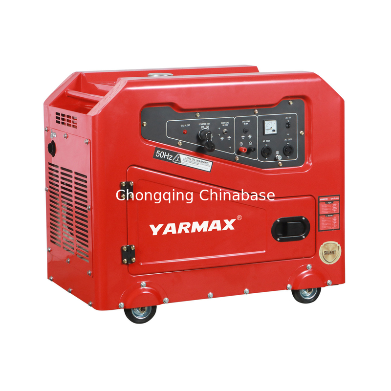 YM13800T 携帯用無音ディーゼル発電機 9.6KW 10.4KW 1105FE 単シリンダー