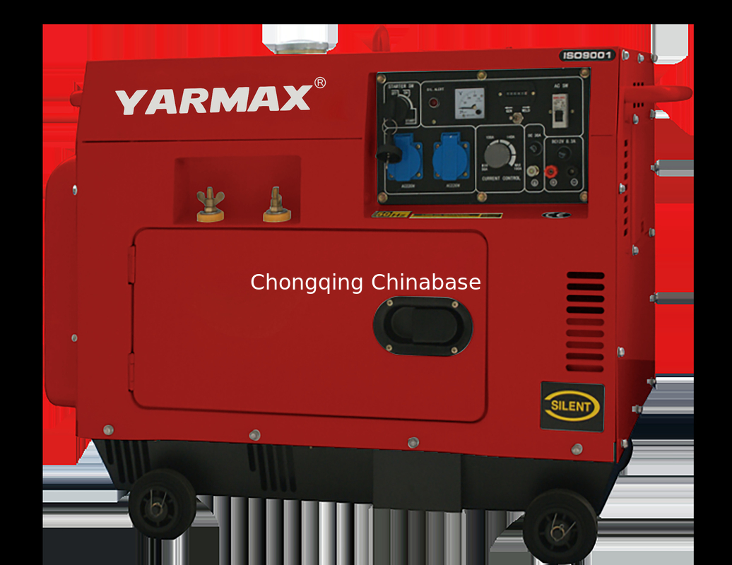 AVR YM8700 5.5KW 25A 25-30V が付いている 50-180A ディーゼル溶接発電機