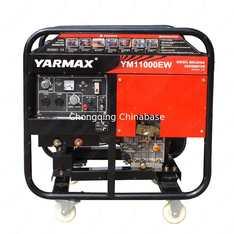 3000RPM ディーゼル溶接発電機 YM11000 4.0KW 18.2A 50-180A 25-30V